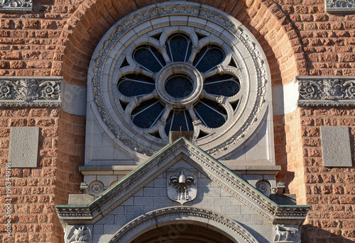 La chiesa del Sacro Cuore a Lugano, Canton Ticino, Svizzera.