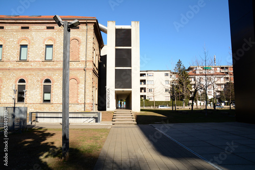 Il Campus dell'Università della Svizzera Italiana a Lugano, Canton Ticino, Svizzera.