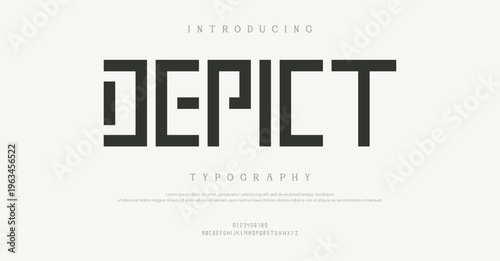 Introducing Depict Typography Font Design
