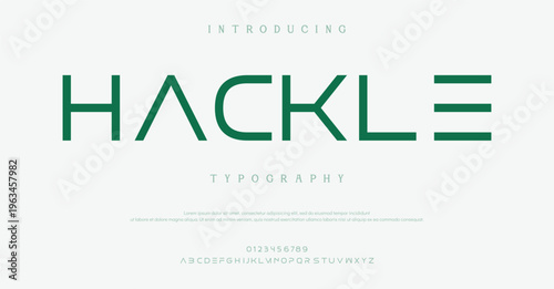 Introducing Hackle Typography Font Design