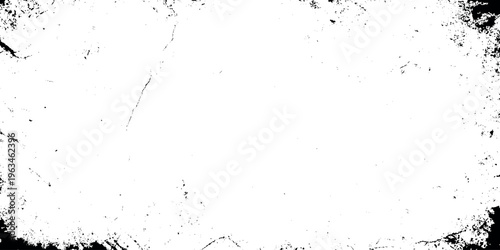 Grunge texture background with black and white distressed effect for design