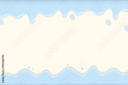 Water and bubbles on white background