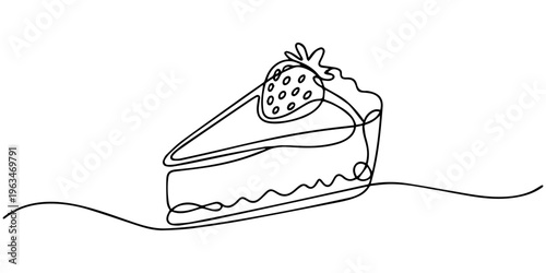 Cartoon mouse holding a sweet cake with cream, chocolate, and cherry on a plate in a colorful bakery style vector illustration