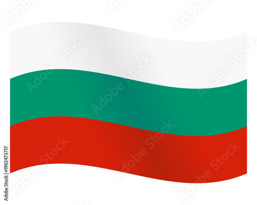 Developing national flag of Bulgaria