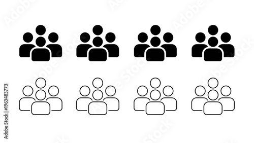 Two stylized illustrations of traditional indigenous conical hats side by side