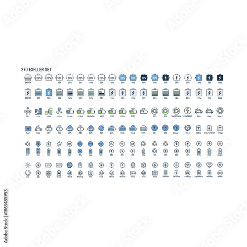 Logistics and delivery management icon set for shipping