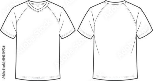 Black and white line of two long sleeve shirts with collar and buttons line two shirts