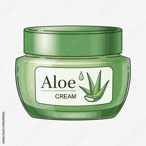jar of cream and mint