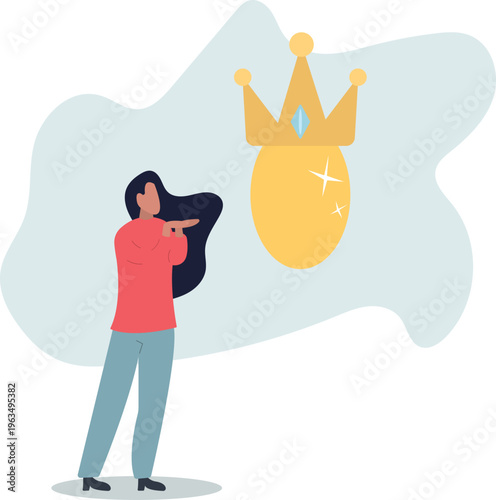 Golden egg investment, precious retirement pension fund, wealth or saving, 401k or IRA, prosperity or valuable asset concept.person's life situation and his activities.