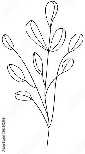Floral Doodle Clipart for Worksheets Hand Drawn Flowers
