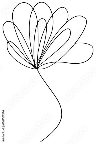 Floral Doodle Clipart for Worksheets Hand Drawn Flowers