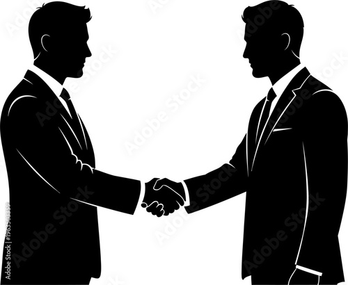 agreement illustration silhuette vector
