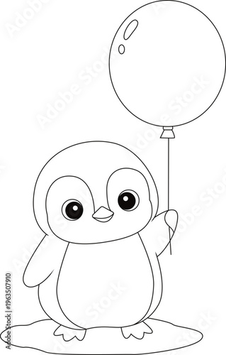 Penguin coloring pages