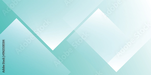 Abstract background with turquoise gradient and overlapping geometric squares eps10