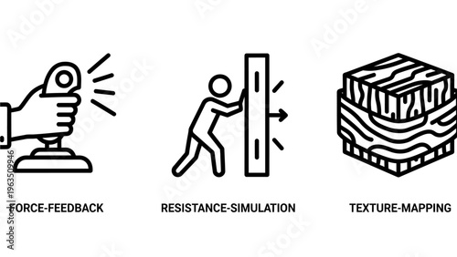Exploring force feedback, resistance simulation, and texture mapping for immersive virtual reality and gaming experiences in digital technology