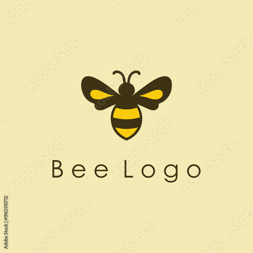 Creative Bee Logo Design Concept – Modern Minimal Honey Bee Branding with Elegant Vector Style for Business Identity, Beekeeping, Organic Products, Eco Brands, and Nature Inspired Companies
