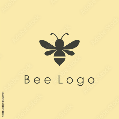 Creative Bee Logo Design Concept – Modern Minimal Honey Bee Branding with Elegant Vector Style for Business Identity, Beekeeping, Organic Products, Eco Brands, and Nature Inspired Companies