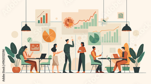 A minimalist abstract art piece with geometric shapes in warm colors, evoking a sense of modernity and simplicity, ideal for creative projects.