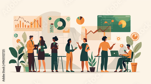 A calm and serene minimalist background with green and beige colors, ideal for adding text or graphics.