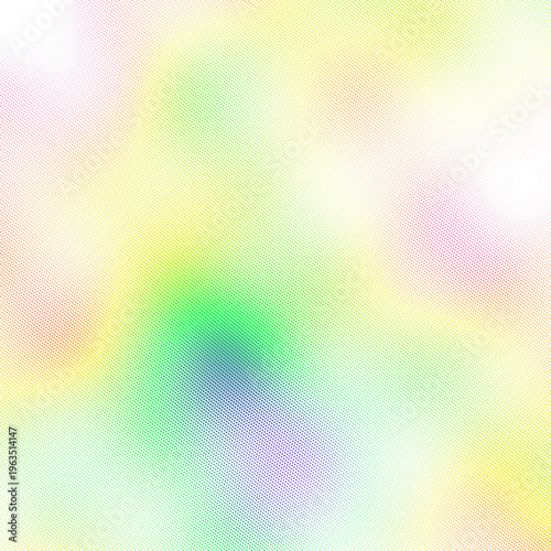 Vibrant Rainbow Halftone Gradient Seamless Pattern with Soft Blended Colors