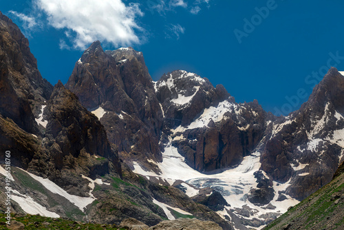 cilo mountains, hakkari, high mountains and clouds, valley of heaven and hell