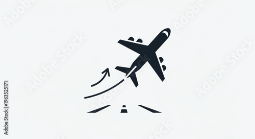 Airplane Taking Off - A Symbol of Travel and New Beginnings.