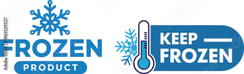 Frozen product warning labels