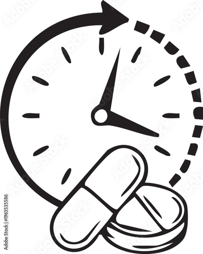 Drugs hand drawn vector