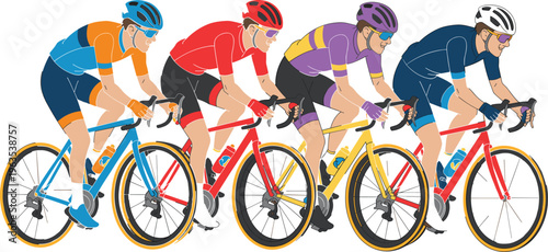 Modern electronic device icon set including smartphone laptop tablet headphones camera and smartwatch vector illustration for tech design.