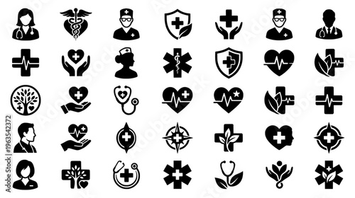 High-end Minimalist Doctor Logo Icon