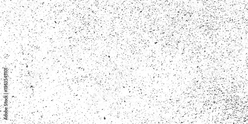 Black and White Grunge Dust Texture Background with Scattered Particles, Grainy Noise Effects, and Minimal White Speckled Surface for Vintage Distressed Design Overlays.