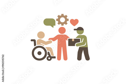 Support network brings help to people with disabilities in a community outreach event organized to improve lives and provide assistance