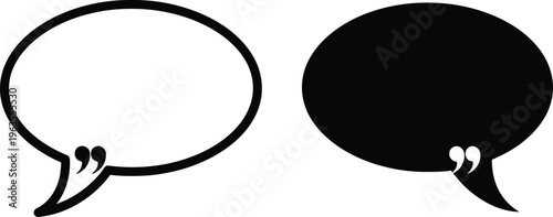 Speech bubbles for dialogue and conversation