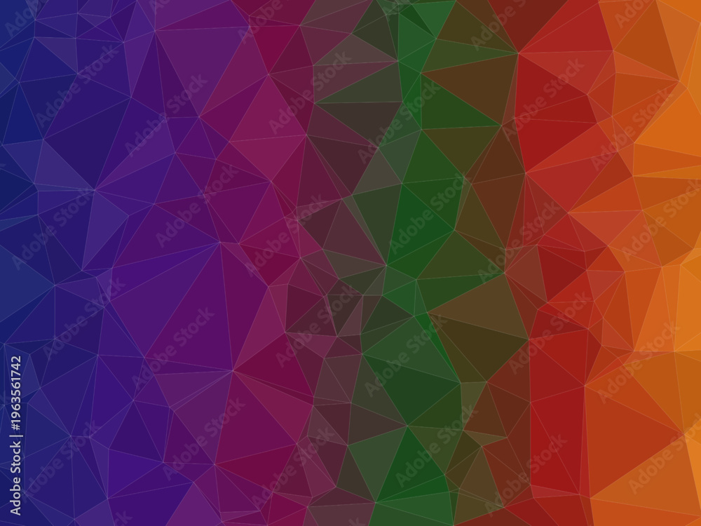 Fototapeta premium Geometric Crystal Grid Vibrant Triangulation Backdrop