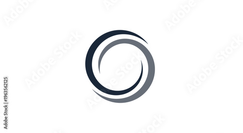 Dynamic Circular Flow Abstract Design Element