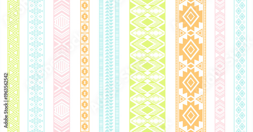 Lace borders vector collection. Seamless edge elements isolated on white. Lacework strip edging. Russian folk patterns. Cutout style bracelets. Ornate tapes. Craft elements.