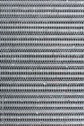 Texture de grille métallique industrielle