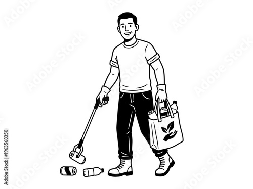 Father teaching child home education bonding silhouette illustration