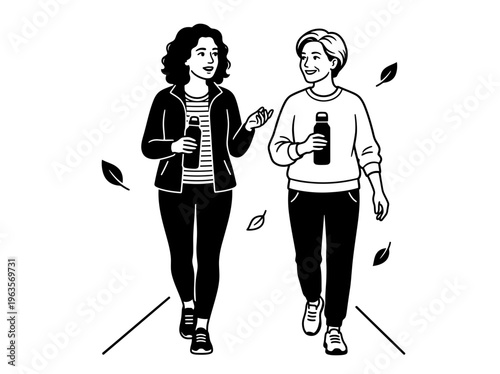 Man arranging flowers at home decor illustration bundle