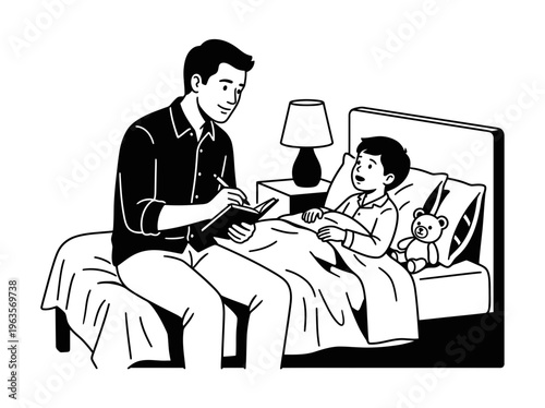 Man comforting friend with emotional support illustration bundle