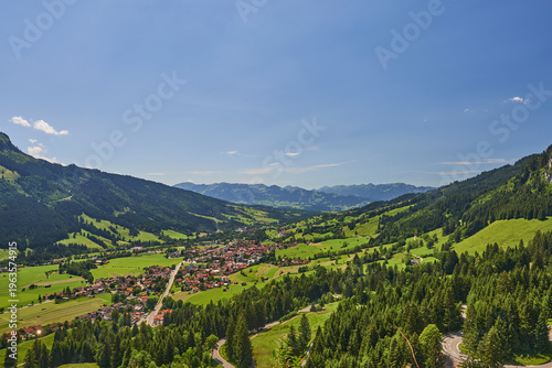 mountain landscape in the summer