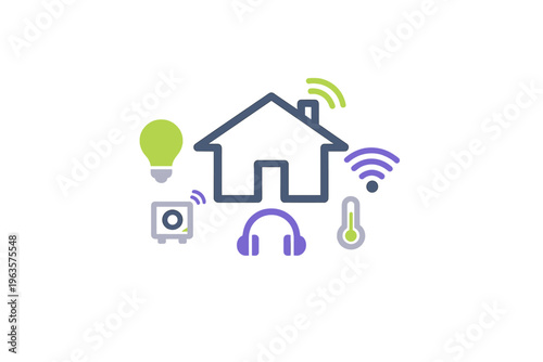 Smart home technology with connected devices for modern living and convenience