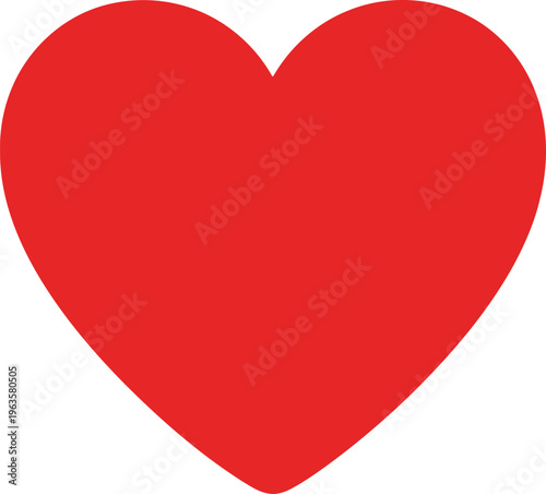 A single vibrant red heart shape centered on a clean and minimalist solid white background area Vector Free Download A single vibrant red heart shape centered on a clean and minimalist solid white background area Vector - GFXLoad