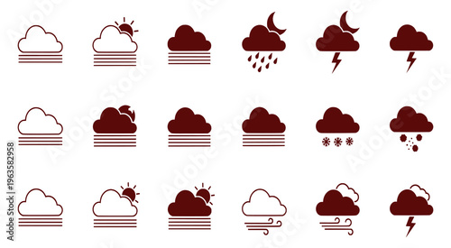 Weather icons