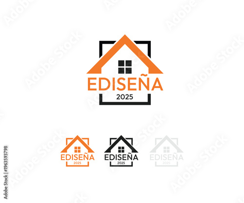 Edisena logo, Logo design, Template