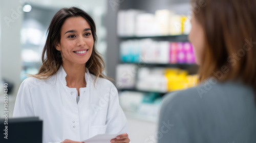 pharmacist consultation, pharmacy counter, female pharmacist, customer service, healthcare advice, retail pharmacy, medicine guidance, pharmacist talking to patient Free Download pharmacist consultation, pharmacy counter, female pharmacist, customer service, healthcare advice, retail pharmacy, medicine guidance, pharmacist talking to patient - GFXLoad