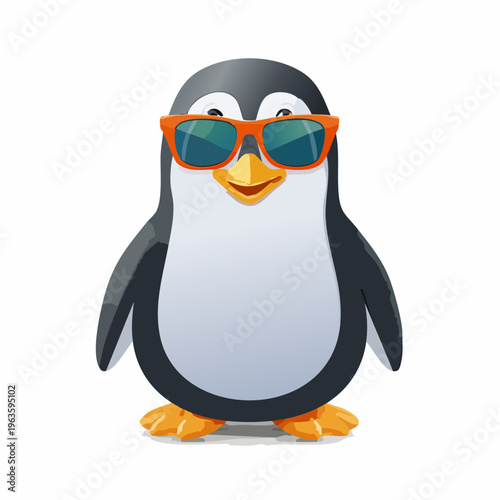 Pinguin mit Sonnenbrille