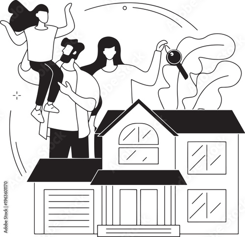 man and woman in the house