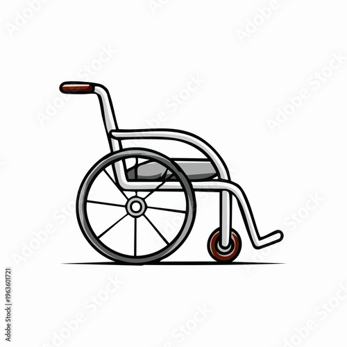 Wheelchair for disabled mobility aid.