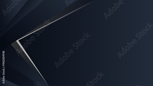 Modern black abstract diagonal corporate background with clean copy space